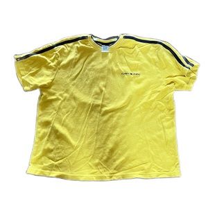 Tommy Jeans XL yellow polo mens 100% cotton